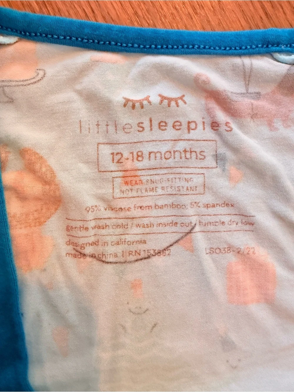Little Sleepies excellent gently
